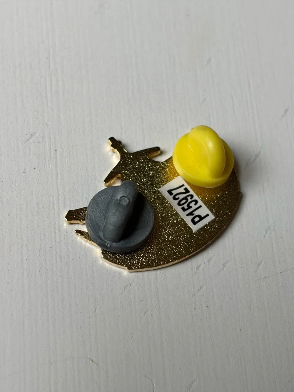 USAF F-4 Phantom Aircraft Air Force Double Pinback Gold Hat Lapel Pin